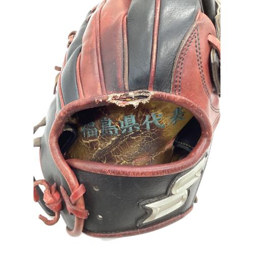 SSK (エスエスケイ) プロエッジ 硬式グローブ 55-21 ブラック×レッド