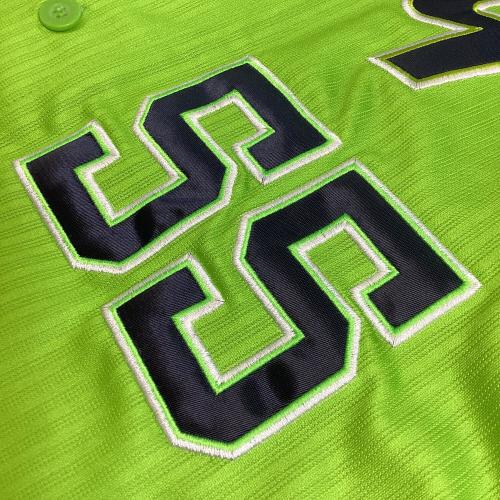 東京ヤクルトスワローズ (トウキョウヤクルトスワローズ) 応援グッズ Mサイズ グリーン 2019Tokyo燕パワーユニフォーム ユニフォーム 【55】村上宗隆