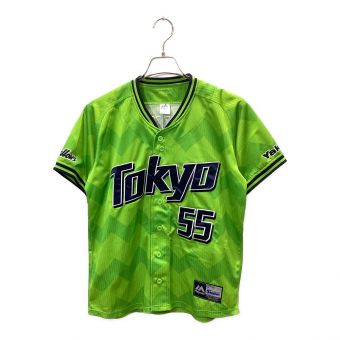東京ヤクルトスワローズ (トウキョウヤクルトスワローズ) 応援グッズ Mサイズ グリーン 2020Tokyo燕パワーユニフォーム ユニフォーム 【55】村上宗隆