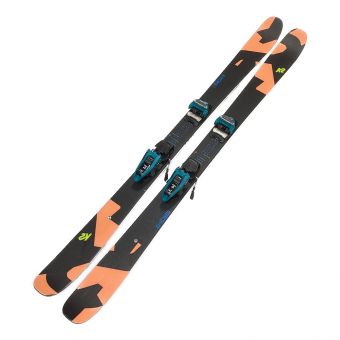 K2 (ケーツー) ファットスキー 159cm ブラック×オレンジ @ SIGHT ・MARKER SQUIRE フリースタイル