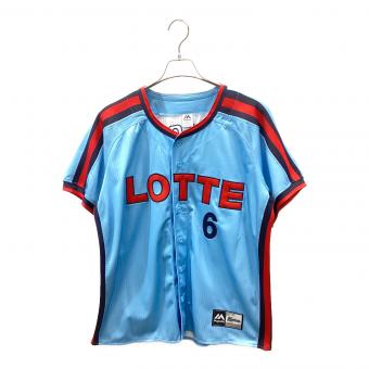 千葉ロッテマリーンズ (チバロッテマリーンズ) 応援グッズ Lサイズ スカイブルー オリオンズ復刻 【6】井口 資仁 ユニフォーム レプリカ