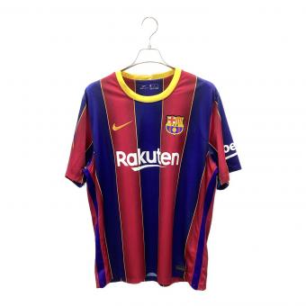 FCバルセロナ サッカーユニフォーム メンズ SIZE XL ブルー×レッド 20-21シーズン ホーム レプリカ 【10】リオネル・メッシ CD4232-456S