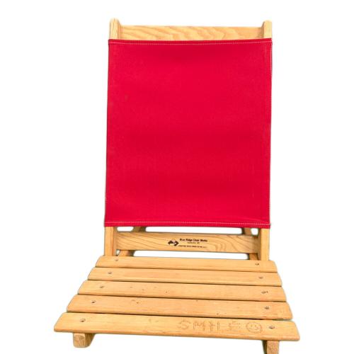 Blue Ridge Chair Works (ブルーリッジチェアワークス) アウトドアチェア レッド フェスティバルチェア