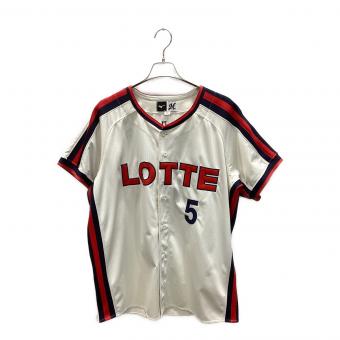 千葉ロッテマリーンズ (チバロッテマリーンズ) 応援グッズ SIZE O ベージュ ユニフォーム 安田尚憲【5】 復刻モデル