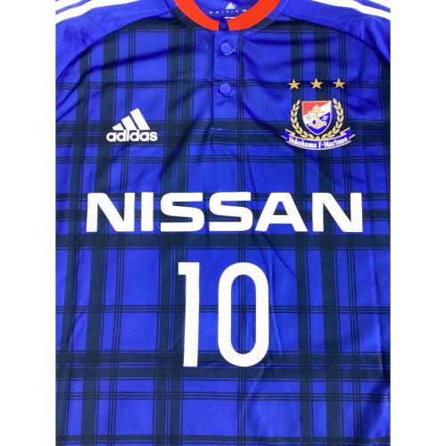 横浜F・マリノス (ヨコハマエフマリノス) サッカーユニフォーム メンズ SIZE O ブルー 2016ホーム 【10】中村俊輔 AC6305