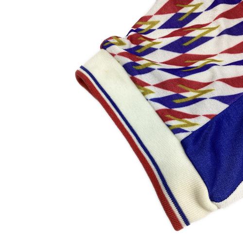 横浜マリノス (ヨコハマ・マリノス) サッカーユニフォーム メンズ SIZE L ブルー アディダスオリジナルス デサントタグ1992年ホーム【2】平川弘 ASR-1055R