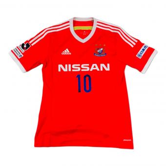 横浜F・マリノス (ヨコハマエフマリノス) サッカーユニフォーム メンズ SIZE O オレンジ 2014アウェイ 【10】中村俊輔 F42433