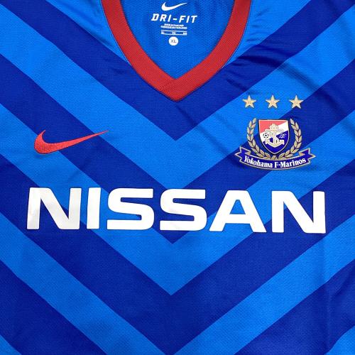 横浜F・マリノス (ヨコハマエフマリノス) サッカーユニフォーム メンズ SIZE XL ブルー 2011ホーム オーセンティック 長袖 410959-495