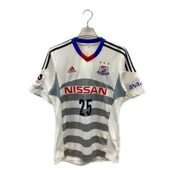 横浜F・マリノス (ヨコハマエフマリノス) サッカーユニフォーム メンズ SIZE XO ホワイト 2013アウェイ 【25】中村俊輔 Jリーグ20周年 Z68332