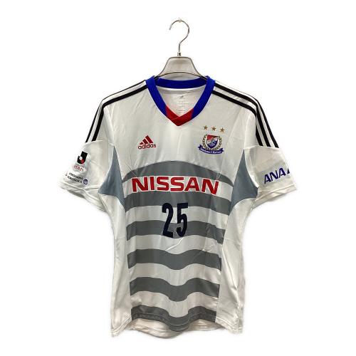 横浜F・マリノス (ヨコハマエフマリノス) サッカーユニフォーム メンズ SIZE XO ホワイト 2013アウェイ 【25】中村俊輔 Jリーグ20周年 Z68332