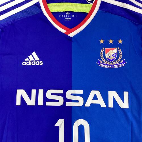 横浜F・マリノス (ヨコハマエフマリノス) サッカーユニフォーム メンズ SIZE O ブルー 2014ホーム【10】中村俊輔 F42439