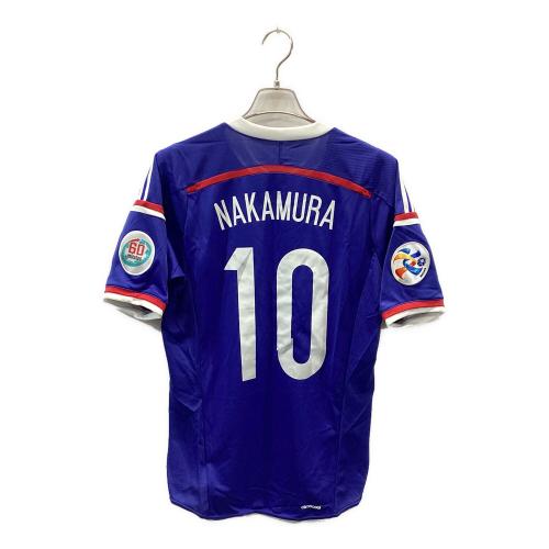 横浜F・マリノス (ヨコハマエフマリノス) サッカーユニフォーム メンズ SIZE O ブルー 2014ホーム ACL 【10】中村俊輔 F90921