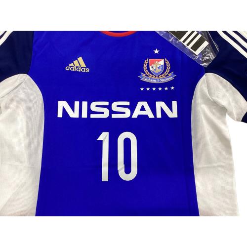 横浜F・マリノス (ヨコハマエフマリノス) サッカーユニフォーム メンズ SIZE O ブルー 2014年天皇杯仕様【10】中村俊輔 W42295