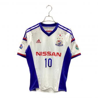 横浜F・マリノス (ヨコハマエフマリノス) サッカーユニフォーム メンズ SIZE O ホワイト 2014アウェイ ACL 【10】中村俊輔 F90921