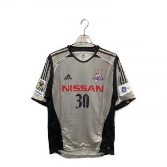 横浜F・マリノス (ヨコハマエフマリノス) サッカーユニフォーム メンズ SIZE O グレー 2005-2006アウェイ【30】栗原勇蔵 JD1005