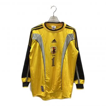 日本代表 (ニホンダイヒョウ) サッカーユニフォーム メンズ SIZE LL イエロー 1番 1999-2000 JD0005