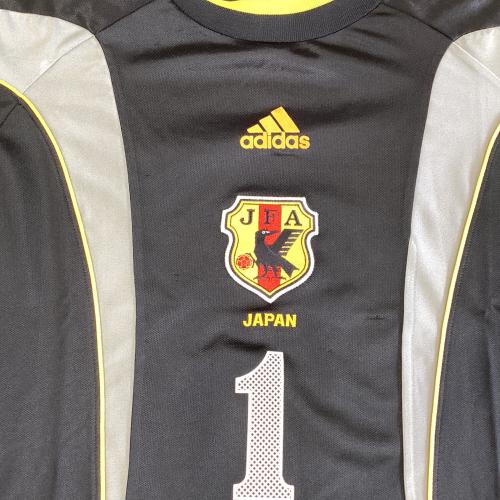 日本代表 (ニホンダイヒョウ) サッカーユニフォーム メンズ SIZE LL ブラック 川口能活　 1番1999-2000
