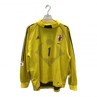 日本代表 (ニホンダイヒョウ) サッカーユニフォーム メンズ XO イエロー 1番 2004 長袖