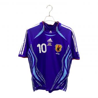 日本代表 (ニホンダイヒョウ) サッカーユニフォーム メンズ SIZE L ブルー 10 中村俊輔 2006/6/22 ドイツWC ブラジル戦仕様
