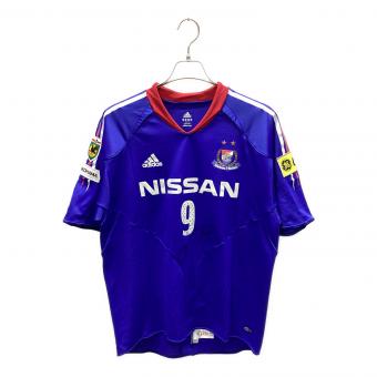 横浜F・マリノス (ヨコハマエフマリノス) サッカーユニフォーム メンズ SIZE LL ブルー 2004 9 久保竜彦 ※サイン保証無し