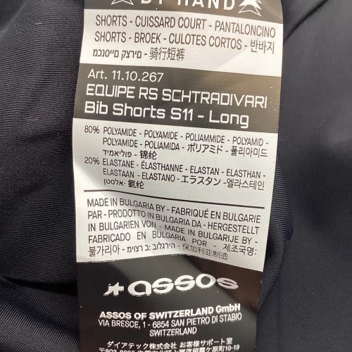ASSOS (アソス) サイクルウェア SIZE S ブラック EQUIPE RS BibShorts11long