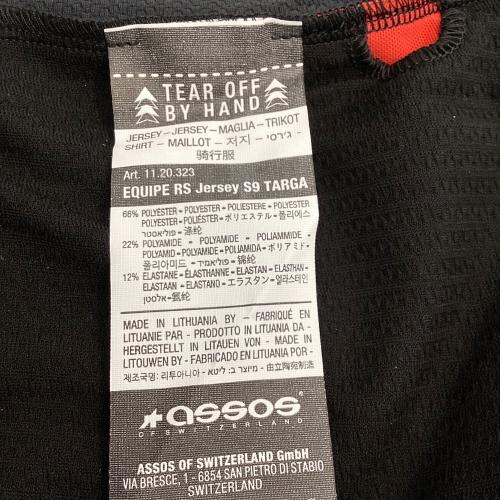 ASSOS (アソス) サイクルウェア SIZE M ブラック 夏用 EQUIPE RS