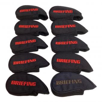 BRIEFING (ブリーフィング) ヘッドカバー ブラック アイアンセット用 10個セット