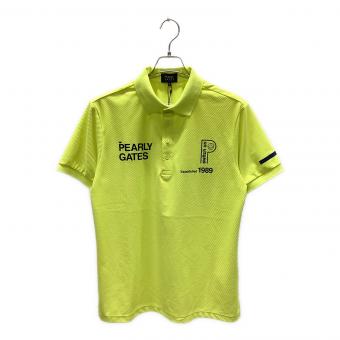 PEARLY GATES (パーリーゲイツ) ゴルフウェア(トップス) メンズ SIZE 3L イエロー 2024年 ポロシャツ 053-5160301