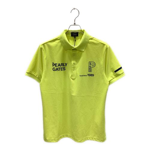 PEARLY GATES (パーリーゲイツ) ゴルフウェア(トップス) メンズ SIZE 3L イエロー 2024年 ポロシャツ 053-5160301