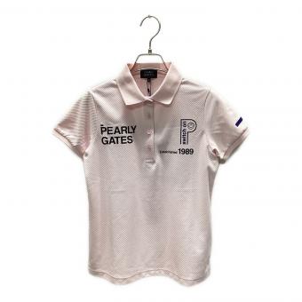 PEARLY GATES (パーリーゲイツ) ゴルフウェア(トップス) レディース SIZE S ピンク 2024年 ポロシャツ 055-5160302