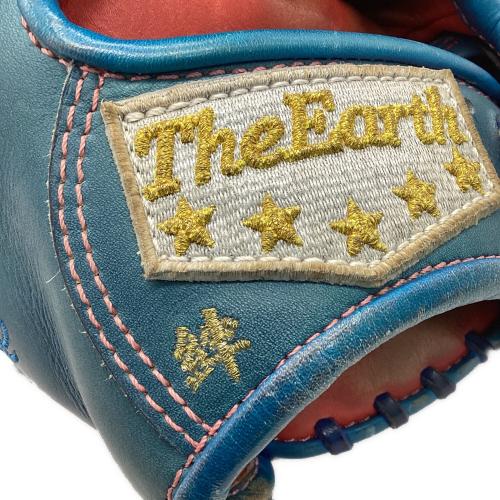 The Earth 硬式グローブ ブルー 投手用 左投げ用