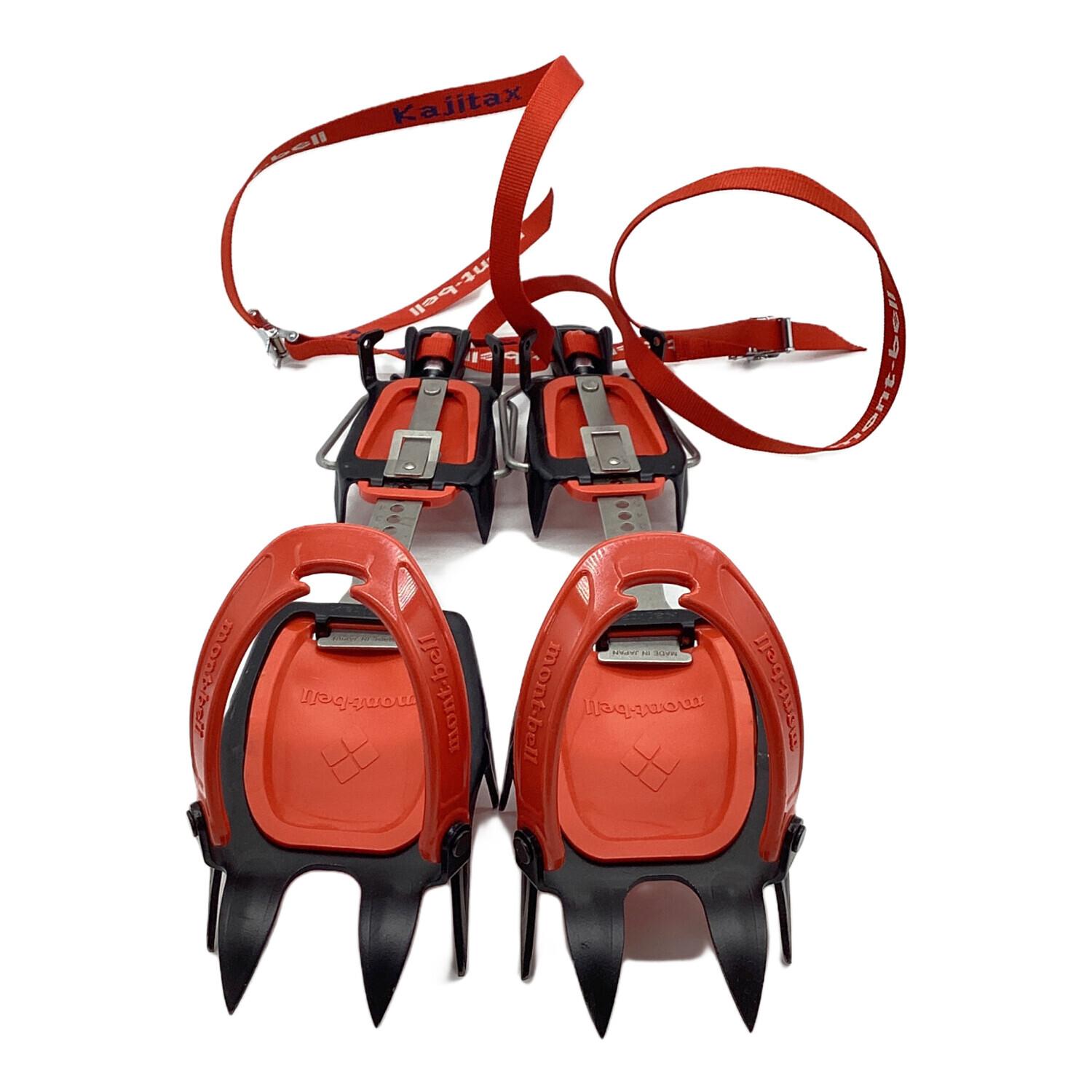 mont-bell アイゼン12本爪 mont-bell (モンベル) 12本爪アイゼン レッド×ブラック kajitax