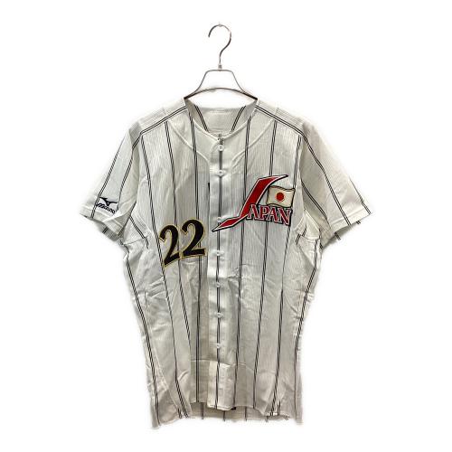 侍ジャパン (サムライジャパン) 応援グッズ SIZE XO ホワイト 【22】里崎智也 ユニフォーム 2008年北京オリンピック プロ仕様モデル 52MW-77791
