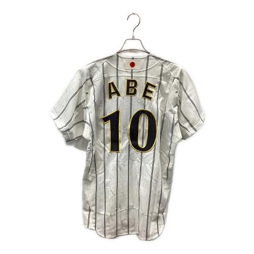 侍ジャパン (サムライジャパン) 応援グッズ SIZE XO ホワイト 【10】阿部慎之助 ユニフォーム 2008年北京オリンピック プロ仕様モデル 52ＭＷ-77791