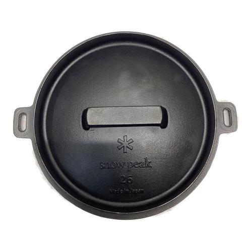 Snow peak (スノーピーク) 和鉄ダッチオーブン26 ダッチオーブン CS-520