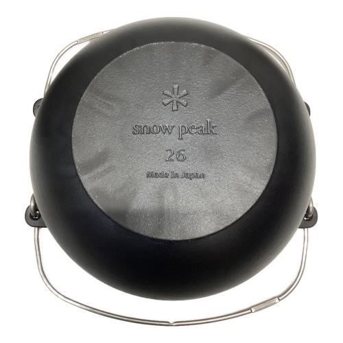 Snow peak (スノーピーク) 和鉄ダッチオーブン26 ダッチオーブン CS-520