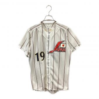 侍ジャパン (サムライジャパン) 応援グッズ SIZE L-O ホワイト 【19】上原浩治 ユニフォーム 2004年アテネオリンピック レプリカ