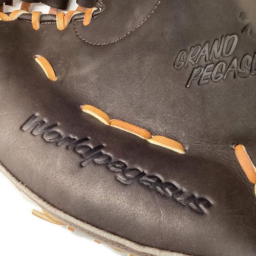 WORLD PEGASUS (ワールドペガサス) 硬式グローブ ダークブラウン 軟式・硬式兼用 @ GRAND PEGASUS キャッチャーミット WGN4FPT2
