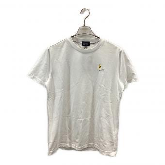 PEARLY GATES (パーリーゲイツ) ゴルフウェア(トップス) メンズ SIZE L ホワイト プレーティング天竺半袖Tシャツ 053-5163331
