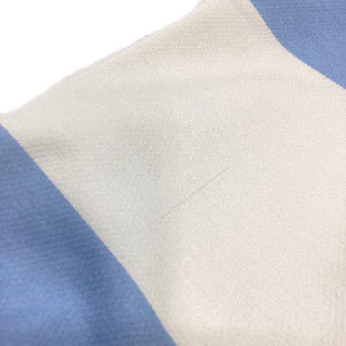 TaylorMade (テーラーメイド) ゴルフウェア(トップス) メンズ SIZE L ホワイト×スカイブルー UNITED ARROWS ボーダー柄ラガーシャツ M13485