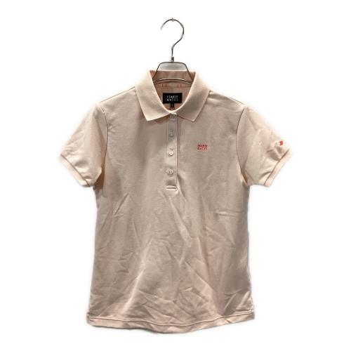 PEARLY GATES (パーリーゲイツ) ゴルフウェア(トップス) レディース SIZE M ピンク 2024モデル ポロシャツ 055-5160204