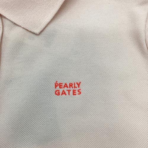 PEARLY GATES (パーリーゲイツ) ゴルフウェア(トップス) レディース SIZE M ピンク 2024モデル ポロシャツ 055-5160204