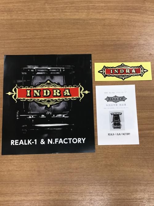 INDRA アイロンストーブ 真鍮窓枠フレーム・真鍮燃料バルブ・シリアル