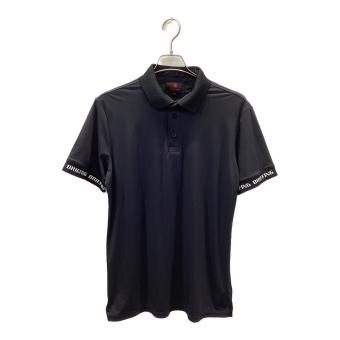 BRIEFING (ブリーフィング) ゴルフウェア(トップス) メンズ SIZE L ネイビー ロゴ バックリブ 半袖ポロシャツ ポロシャツ BRG241M70