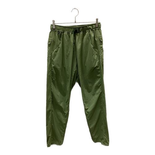 山と道 (ヤマトミチ) トレッキングボトム(ロング) メンズ SIZE L グリーン 5-Pocket Pants 国内代理店表記 有