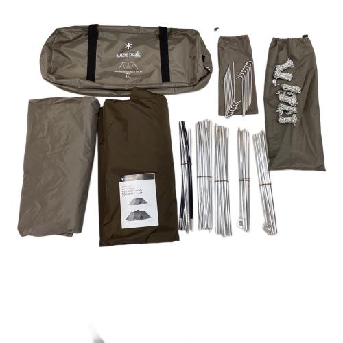 Snow peak (スノーピーク) ドームテント SET-260 ランドネストドームM テントタープセット 約450×280×170cm（テント）約440×370cm（タープ） 3～4人用