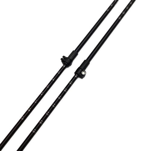 LekiSport (レキスポーツ) トレッキングポール 67～135cm ブラック MAKULU LITE AS
