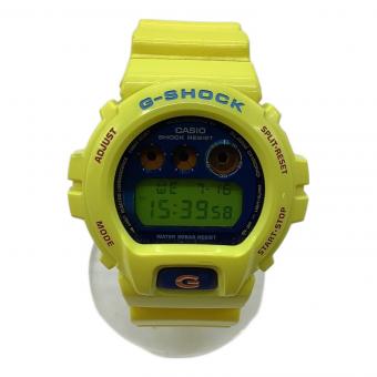 CASIO (カシオ) デジタルウォッチ イエロー DW-6900PL G-SHOCK クォーツ 動作確認済み