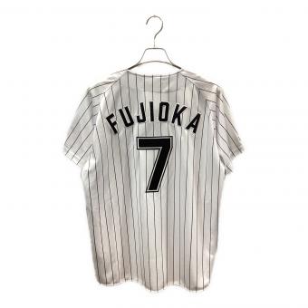千葉ロッテマリーンズ (チバロッテマリーンズ) 応援グッズ Lサイズ ホワイト ユニフォーム 7 藤岡 裕大 レプリカ
