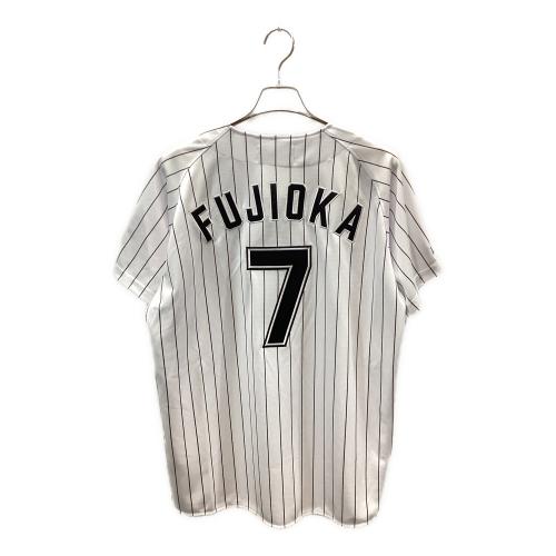 千葉ロッテマリーンズ (チバロッテマリーンズ) 応援グッズ Lサイズ ホワイト ユニフォーム 7 藤岡 裕大 レプリカ